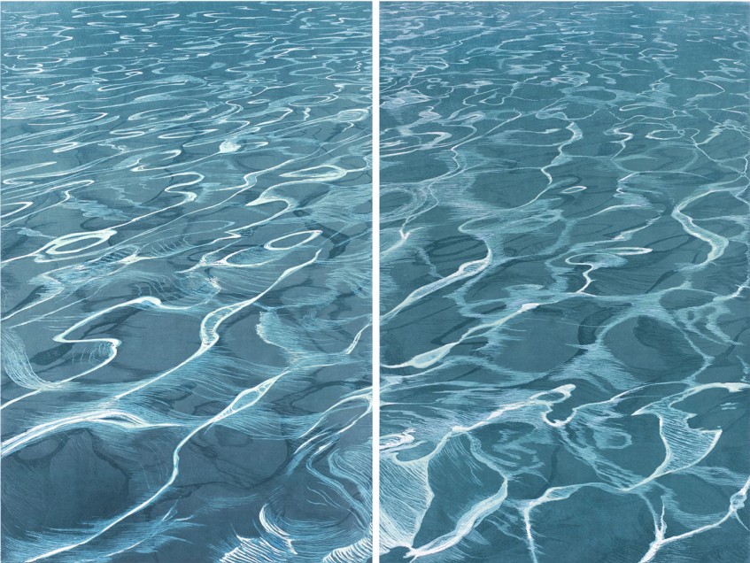 «Aegean Sea Odes», diptych