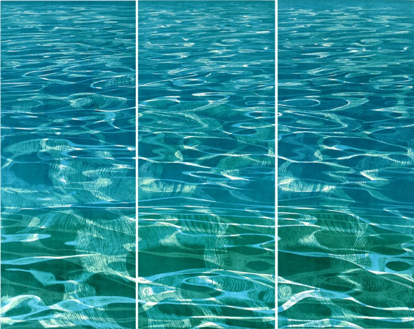 «Aegean Sea Odes»,  triptych