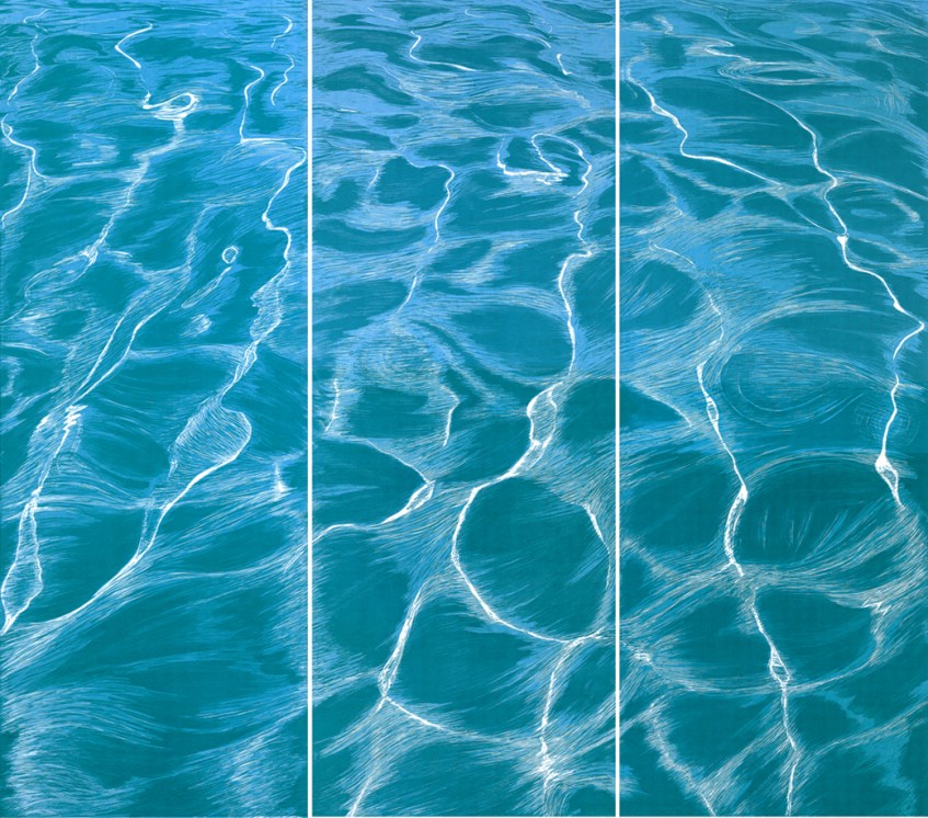 «Aegean Sea Odes»,  triptych